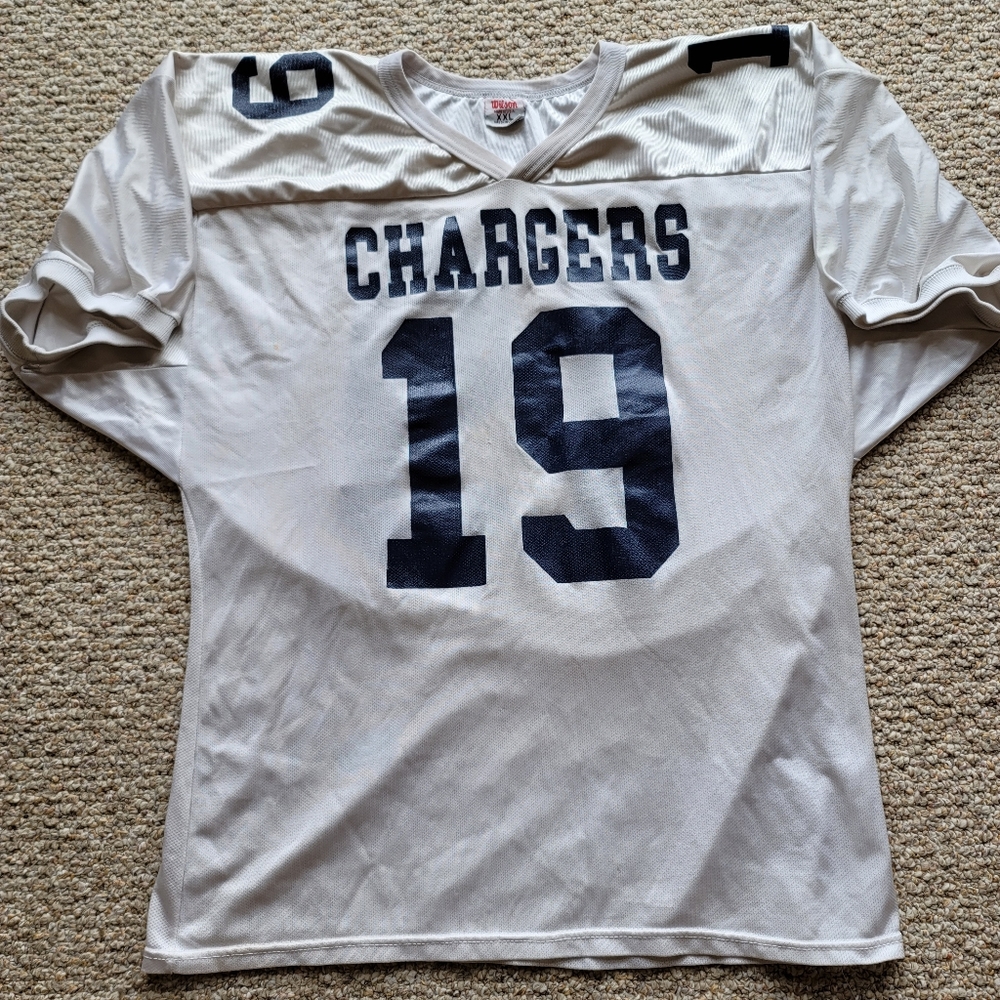 Vintage 70's Lance Alworth San Diego/Los Angeles Chargers jersey.